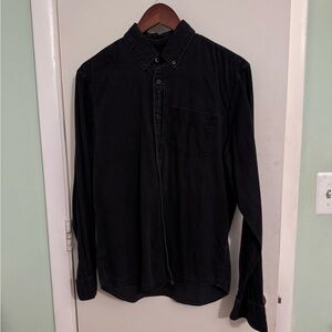 GAP Men's Dark Button-Down Shirt